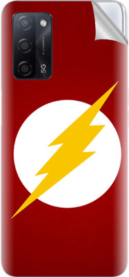 Snooky Oppo A55 5G Mobile Skin(Red)