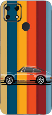 Mclaxa Realme Narzo 30 A, realme narzo 30 a, Realme Narzo 30 A Mobile Skin(Magic Car Skin With Super matte finish)