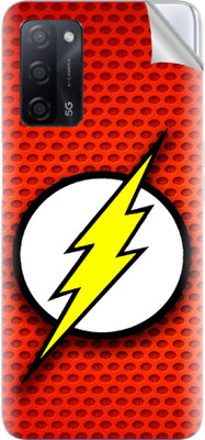 Snooky Oppo A55 5G Mobile Skin(Red)