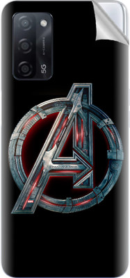 Snooky Oppo A55 5G Mobile Skin(Black)