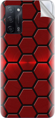 Snooky Oppo A55 5G Mobile Skin(Red)