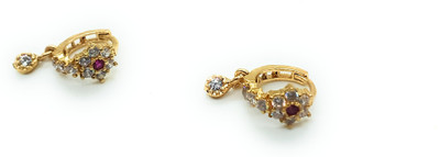 Paridhi Gold-plated Plated Brass, Alloy Nose Ring Set(Pack of 2)