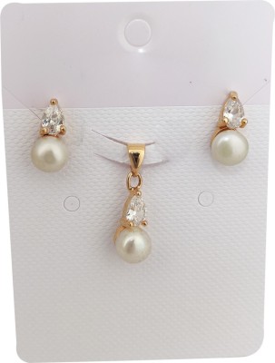 SBM Pearl Pendant Set Gold-plated Copper Pendant Set