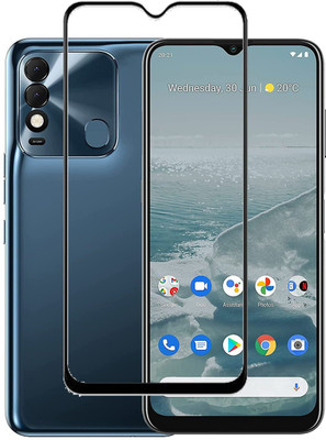 SMARTCASE Edge To Edge Tempered Glass for TECNO SPARK 8(Pack of 1)
