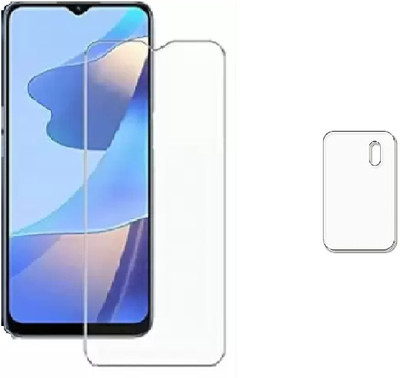 ISAAK Tempered Glass Guard for OPPO A16 Tempered Glass & Back Camera Lens Protector (Combo Pack)(Pack of 2)