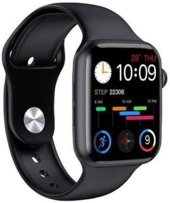 NKL Bluetooth Calling 55+Fully Crown Working Smartwatch(Black Strap, FREE)
