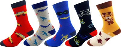 RC. ROYAL CLASS Boys & Girls Self Design Calf Length(Pack of 5)