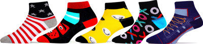 RC. ROYAL CLASS Men & Women Printed Ankle Length(Pack of 5)