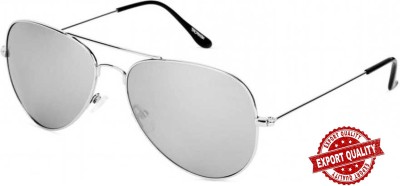 Reyda Aviator Sunglasses(For Men & Women, Silver)