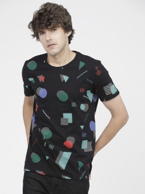 LOCOMOTIVE Printed Men Round Neck Multicolor T-Shirt