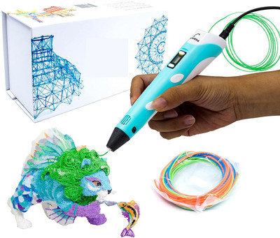 FRISTA DESIGN 3D Printing Pen,3D Pen with 3 Colors PLA Filament Refills,Compatible PLA & ABS,Creative Toy,Great Arts Crafts Gift for Kids & Adults 3D Printer Pen