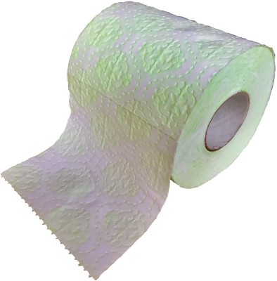 brow Toilet Paper Roll 4 Ply 8 Rolls pack 120 Pulls GREEN impression Toilet Paper Roll(4 Ply, 120 Sheets)