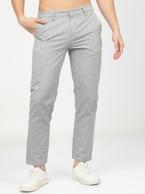 KETCH Slim Fit Men Grey Trousers