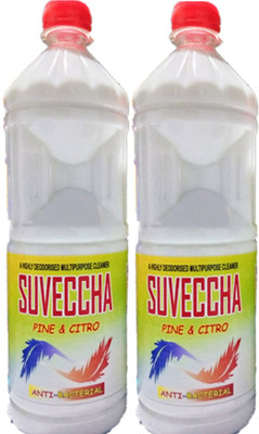 SUVECCHA WHITE PHENYLE 1000 ML. (PACK OF 2) PINE AND CITRO(2 x 500 ml)