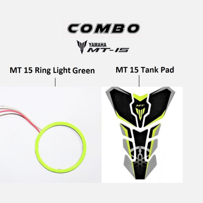 acube mart MT 15 60mm Ring light /Demon / Angel Eyes 1pc GREEN+ MT 15 tank pad green Projector Lens