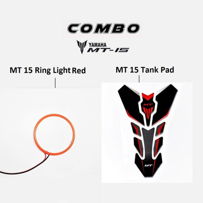 acube mart MT 15 60mm Ring light /Demon / Angel Eyes 1pc Red+ MT 15 tank pad Projector Lens