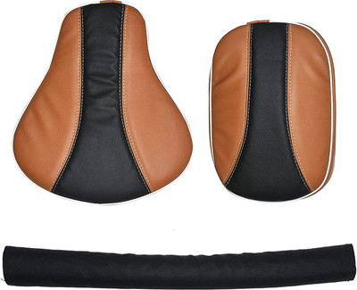 KOHLI BULLET ACCESSORIES Stylish Design Seat Cover with Back Rest Foam Combo Set for Royal Enfield Classic 350/500cc (Tan with Black) Split Bike Seat Cover For Royal Enfield Classic 350, Classic 500 KOHLI BULLET ACCESSORIES Stylish Design Seat Cover with Back Rest Foam Combo Set for Royal Enfield Classic 350/500cc (Tan with Black) Split Bike Seat Cover For Royal Enfield Classic 350, Classic 500