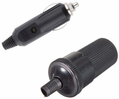 uptodatetools Socket 1 Pair Car Cigarette Lighter Socket (12V~48V) Male Female Car Cigarette Lighter(1)