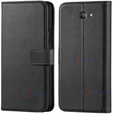 ponyta Flip Cover for Samsung Galaxy J7 Prime 2(Black, Dual Protection, Pack of: 1)