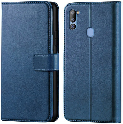 Scyther Flip Cover for Samsung Galaxy M21 5g(Blue, Dual Protection, Pack of: 1)
