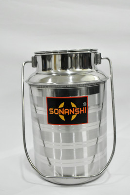 Sonanshi Steel Milk Container  - 10(Silver)