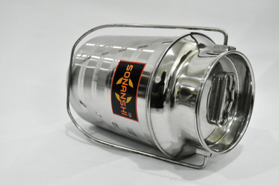 Sonanshi Steel Milk Container  - 3 L(Silver)