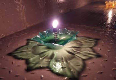 cut rate creation Plastic (Pack of 12) Table Diya Set(Height: 3 inch)