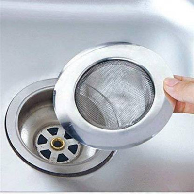 Vadhavan Kitchen Sink Stainless Steel Push Down Strainer(11 cm Set of 2)