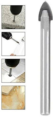 uptodatetools 10mm Triangle Drill Bit Set Kit For Drilling Glass Ceramic Plastic Porcelain