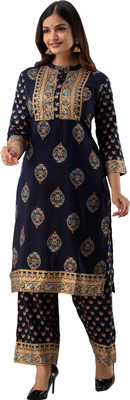 DMP EXPORT Women Kurta Palazzo Set
