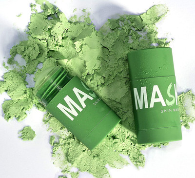 tanvi27 Green Tea Stick Mask Purifying Clay, face mask pack of 2(80 g)