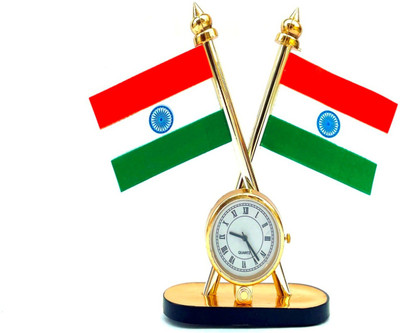 WOLCH Indian Flag Double Sided Wind Car Dashboard Flag(Nylon)