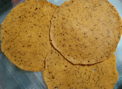 The R. K. Chana Methi Papad Masala Papad(450 g)
