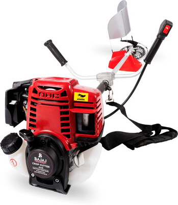 Balwaan Bajaj Brush Cutter 4 Stroke Side Pack Crop Cutter Machine with 35cc Extra Power Torque Engine and 80T, 3T Blade, Tap n Go/Nylon Rope for Agriculture, Gardening, Lawn Grass Trimming Economic Series Fuel Grass Trimmer(Manual Feed)