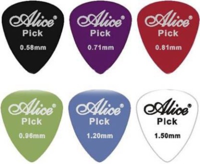 Music Mantra _6_guitar_picks(all sizes Guitar Pick(Pack of 6)