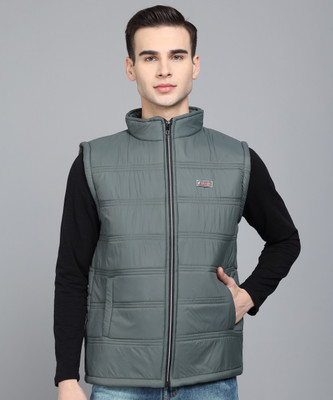 HEMLOCK Sleeveless Solid Men Jacket