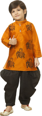 JCT DRESSES Boys Festive & Party Kurta and Dhoti Pant Set(Multicolor Pack of 1)