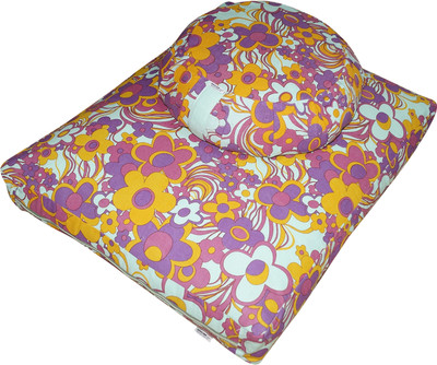 Oscar Home Set of Zafu Cushion & Zabuton (Mat) for Meditation & Yoga Yoga Blocks(Multicolor Pack of 2)