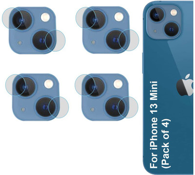 ISAAK Back Camera Lens Glass Protector for Apple iPhone 13 Mini(Pack of: 4)