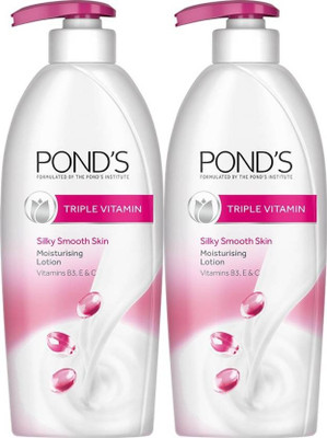 POND's TRIPLE VITAMIN LOTION 275 ML PACK OF 2(0.55 L)