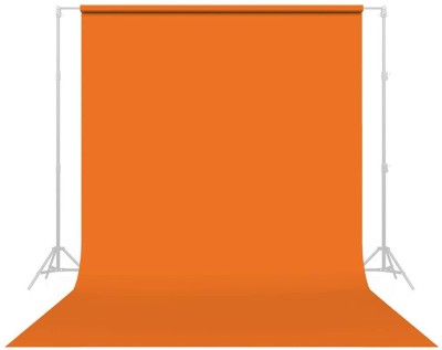 Cam cart 6x9 FT Orange Polyster Lekera Backdrop Photo Light Studio Photography Backgaround ( Stand Not Included ) Reflector