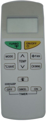Piyush REMOTE COMPATIBLE FOR DAIKIN INVERTOR AC 132 ( TURBO--GREEN BUTTON).OLD REMOTE MUST BE EXACTLY SAME . SEND OLD REMOTE PHOTO AT 9822247789 WHATSAPP FOR VERIFICATION Remote Controller(White)