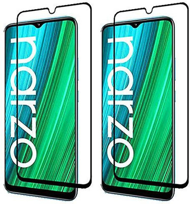 Desithat Tempered Glass Guard for Realme Narzo 50i, Realme Narzo 50A(Pack of 2)
