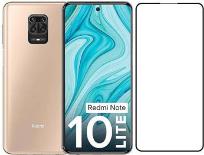 SMARTCASE Edge To Edge Tempered Glass for REDMI NOTE 10 LITE(Pack of 1)