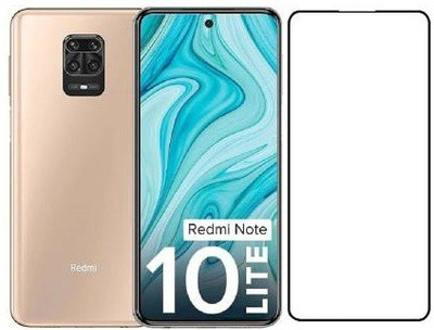 SMARTCASE Edge To Edge Tempered Glass for REDMI NOTE 10 LITE(Pack of 1)