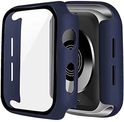 KAZUKI Front and Back Tempered Glass for Premium Watch Case Cover Compatible with Apple Watch Series 1 | Series 2 | Series 3 (38mm) | Shockproof Hard Case | Build-in Tempered Glass Screen Protector (Oxford Blue)(Pack of 1) KAZUKI Front and Back Tempered Glass for Premium Watch Case Cover Compatible with Apple Watch Series 1 | Series 2 | Series 3 (38mm) | Shockproof Hard Case | Build-in Tempered Glass Screen Protector (Oxford Blue)(Pack of 1)