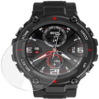 YOGERS Tempered Glass Guard for Impossible Screen Guard Amazfit T Rex / Amazfit T Rex Pro SmartWatch(Pack of 1)
