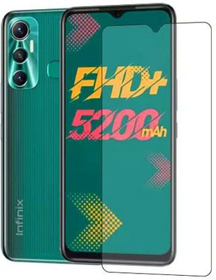 GORILLA Extra Strong Premium Edge To Edge Tempered Glass for Infinix Hot 11(Pack of 1)