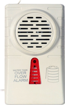 MOZZBY Water Tank Overflow Plastic Alarm Bell with Multiple Voice Sound (Standard; Wired; White) Wired Sensor Security System