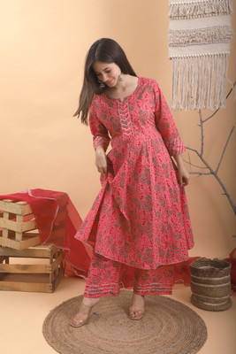 Vinayak Collection Women Kurta Palazzo Set